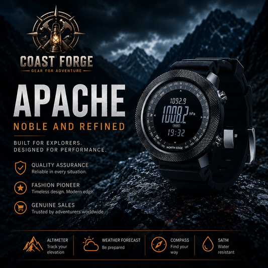 APACHE Outdoor Sportuhr für Trekking & Survival