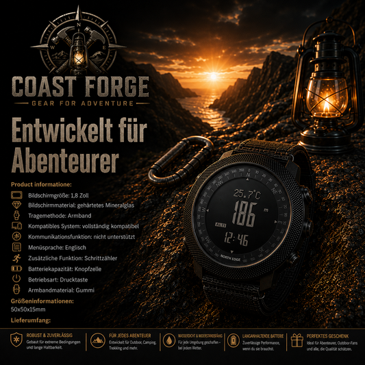 Outdoor Adventure Uhr - Robust und funktional