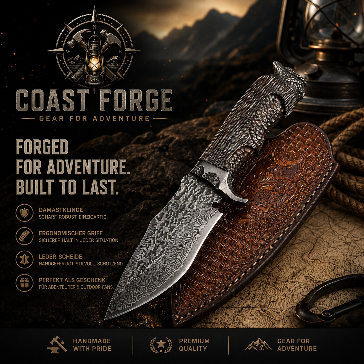 Jagd- & Survivalmesser für Outdoor & Camping