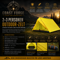 Ultraleichtes 2–3 Personen Zelt für Trekking & Camping