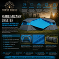 FamilyCamp Großraumzelt für Camping & Familien