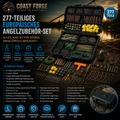 277-teiliges Europäisches Angelzubehör-Set