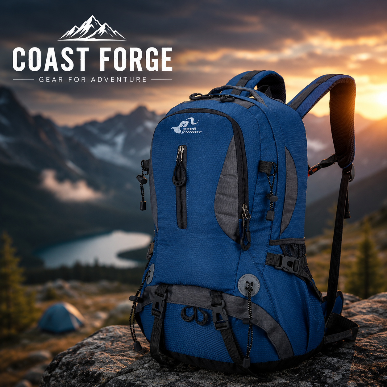 Wasserdichter Outdoor-Rucksack für Camping & Trekking