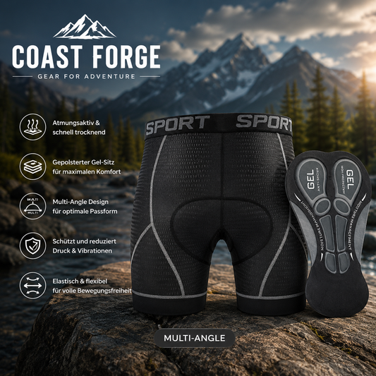 Gepolsterte Sport- & Outdoor-Unterwäsche für lange Touren