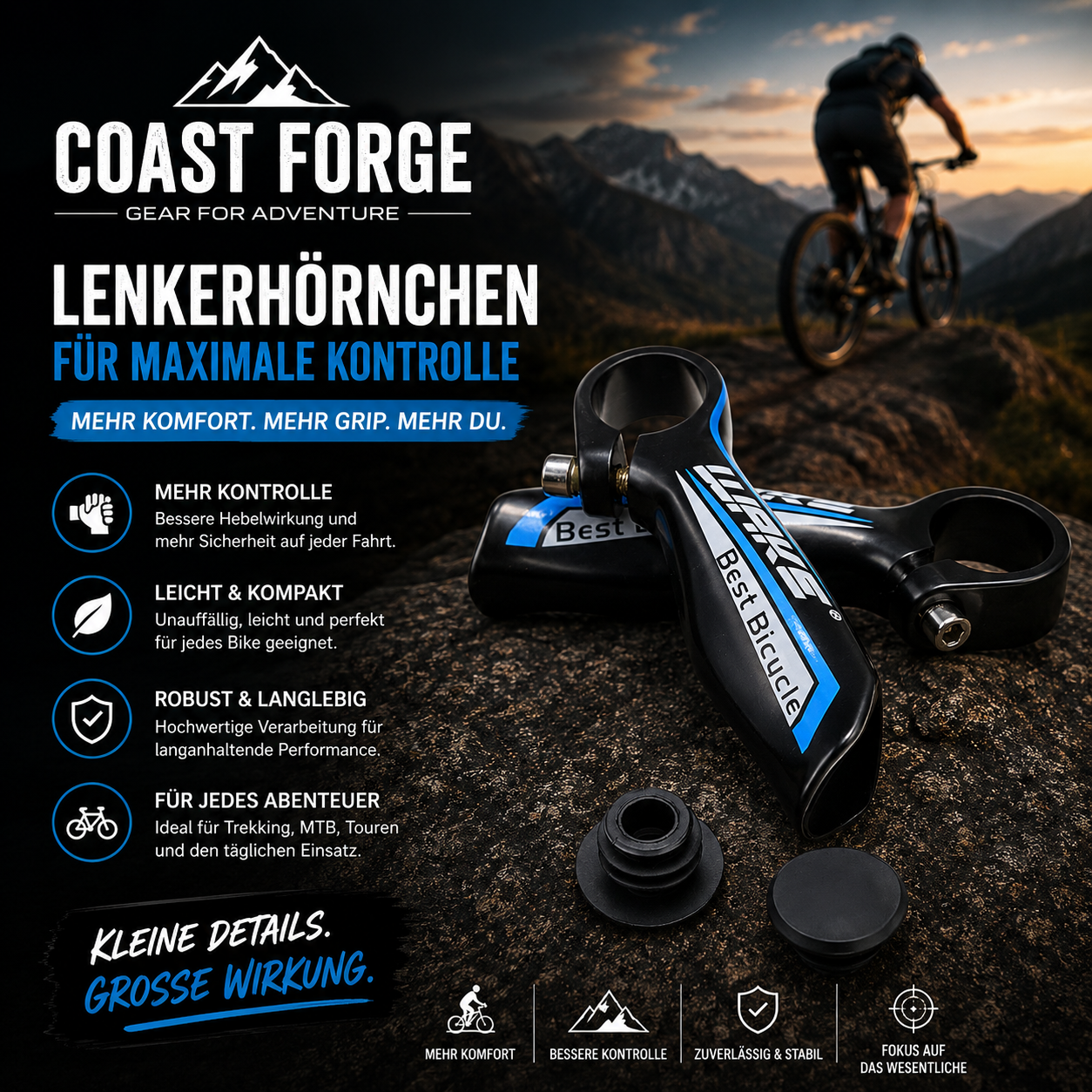 MTB Lenkerhörnchen für bessere Kontrolle