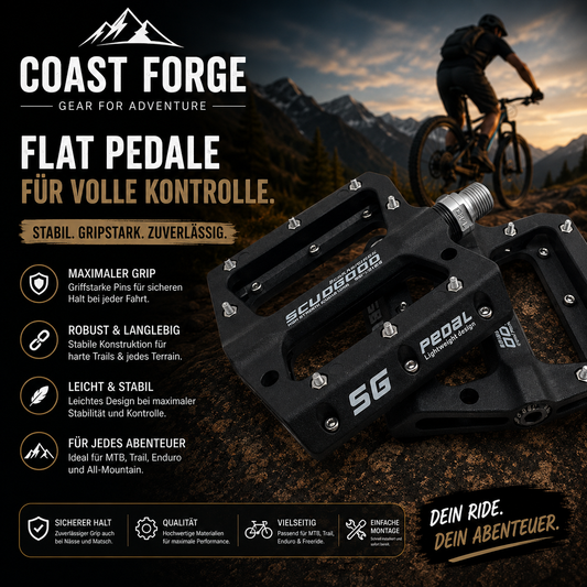 Flat Pedale für MTB, Trail & Downhill