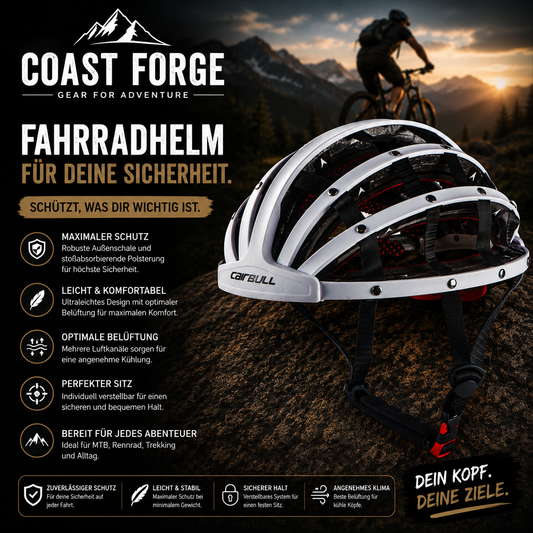 Faltbarer Fahrradhelm für MTB, Trekking & Alltag
