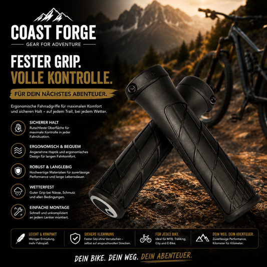 Ergonomische Fahrradgriffe für Komfort & Kontrolle