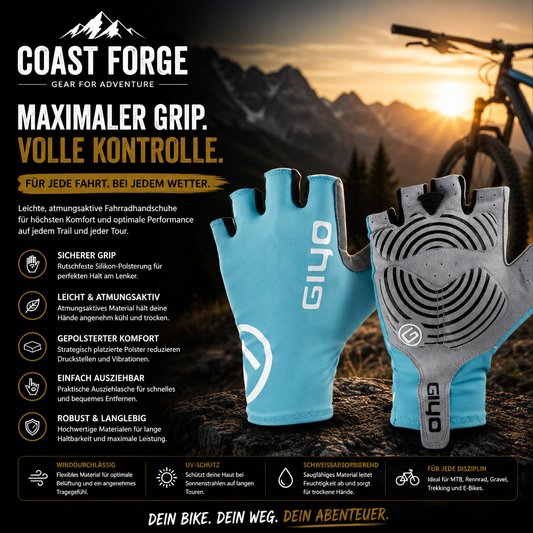 Kurzfinger Fahrradhandschuhe für MTB & Rennrad