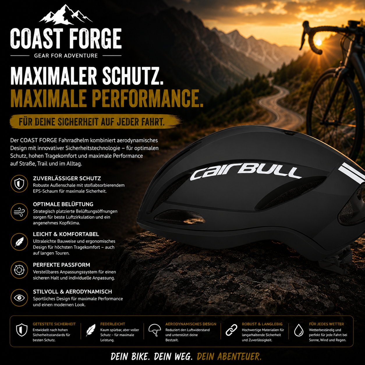 Fahrradhelm für MTB, Trekking & Alltag